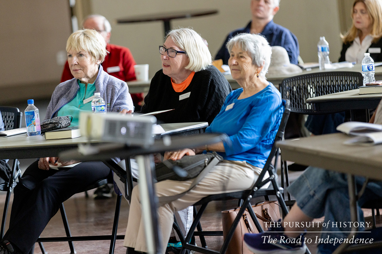 Attendees at The Pursuit of History—The Road to Independence, Spring 2026 (photo by Joe Tacynec)-068