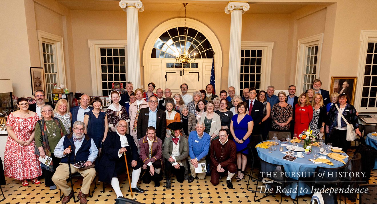Dinner with the Founders (History at Play) at Carpenters’ Hall; The Pursuit of History—The Road to Independence, Spring 2026 (photo by Joe Tacynec)-001