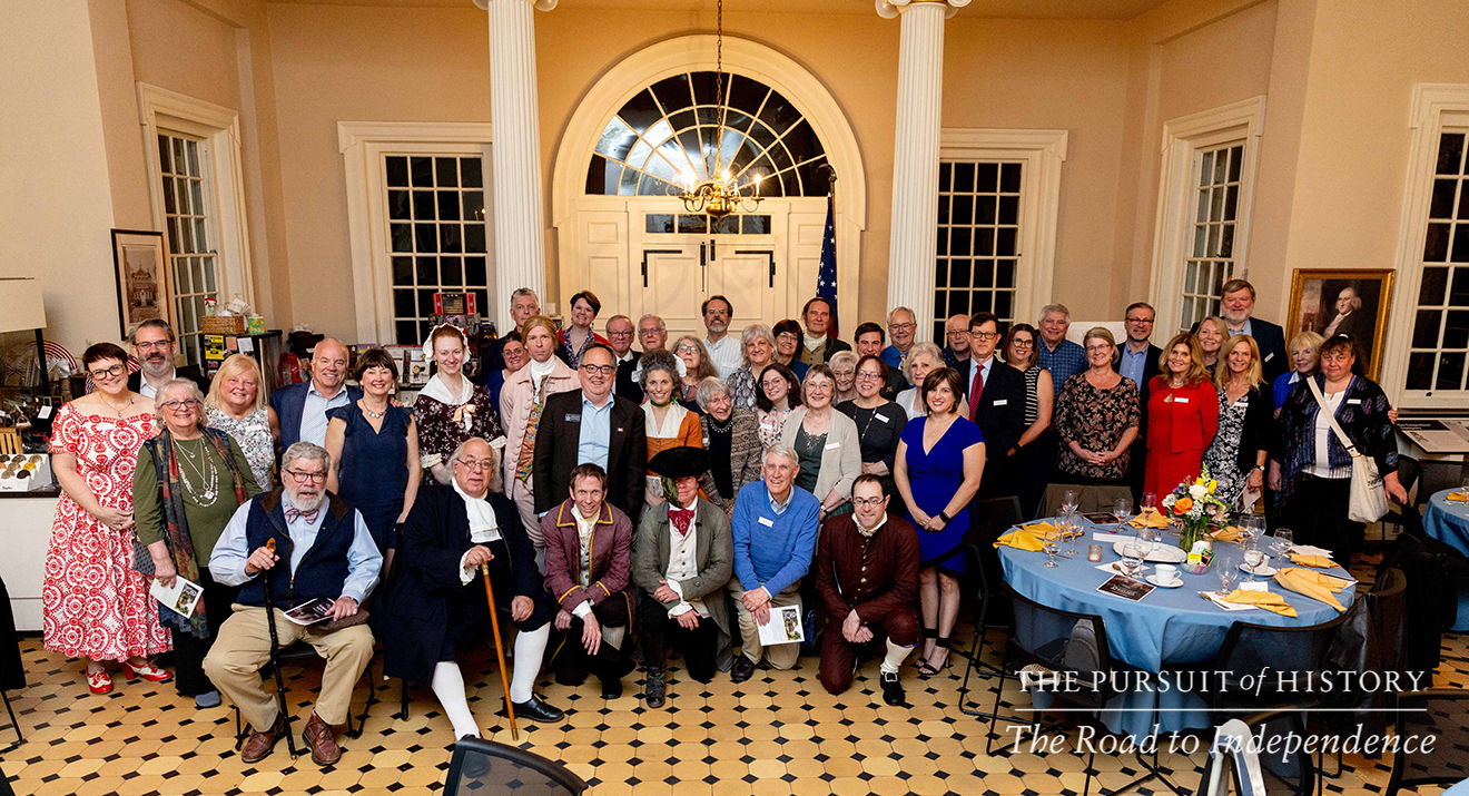 Dinner with the Founders (History at Play) at Carpenters’ Hall; The Pursuit of History—The Road to Independence, Spring 2026 (photo by Joe Tacynec)-002