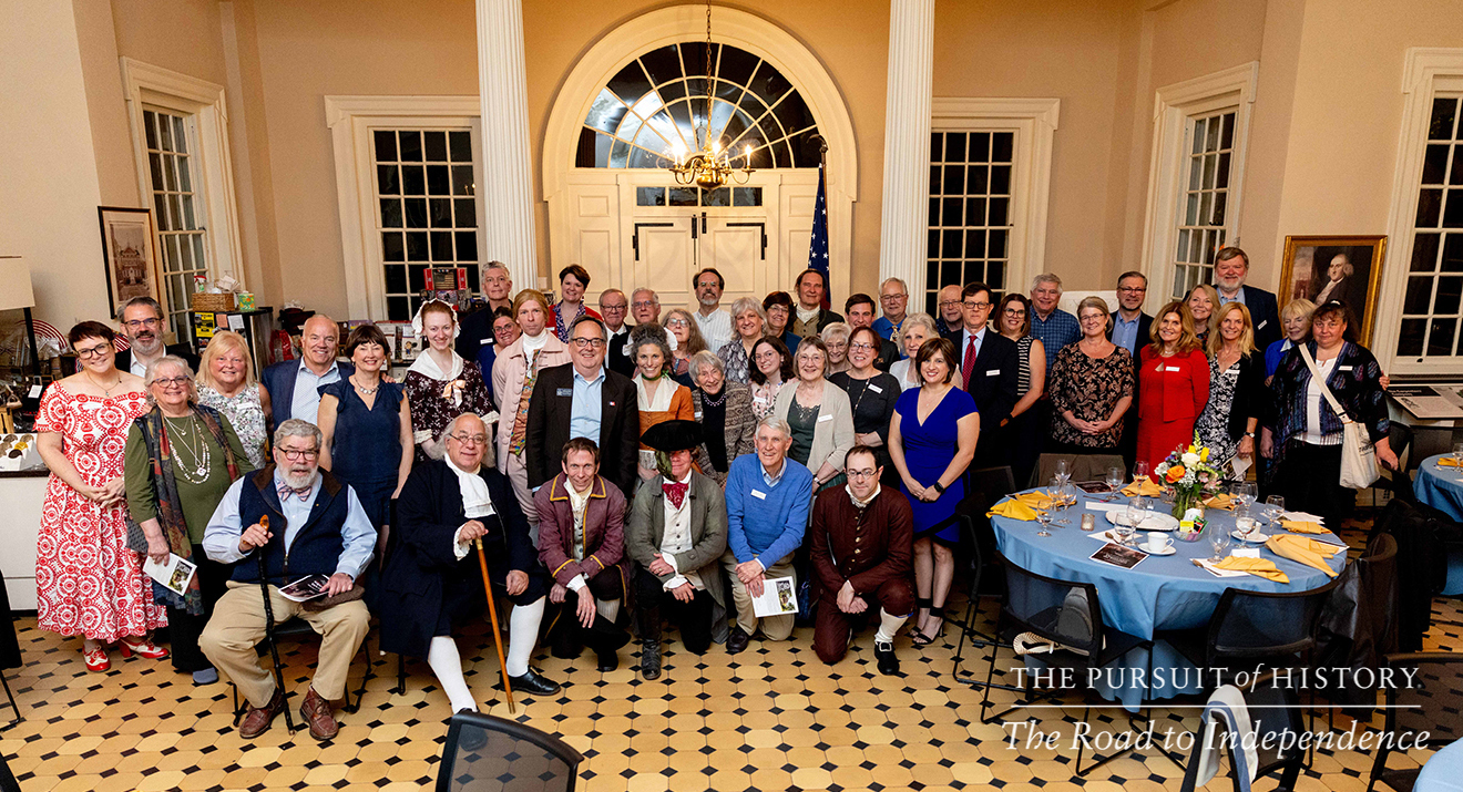 Dinner with the Founders (History at Play) at Carpenters’ Hall; The Pursuit of History—The Road to Independence, Spring 2026 (photo by Joe Tacynec)-003