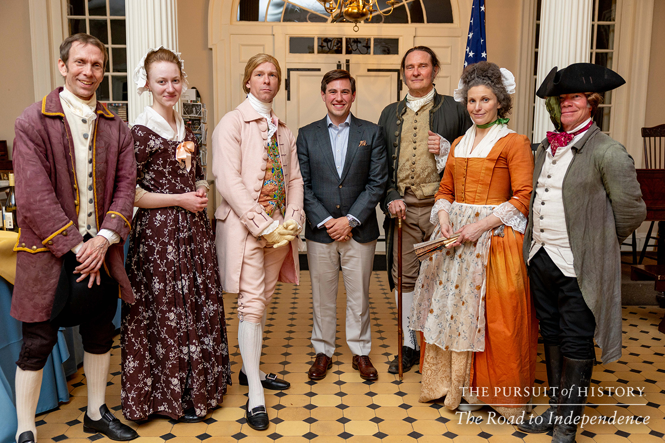 Dinner with the Founders (History at Play) at Carpenters’ Hall; The Pursuit of History—The Road to Independence, Spring 2026 (photo by Joe Tacynec)-004