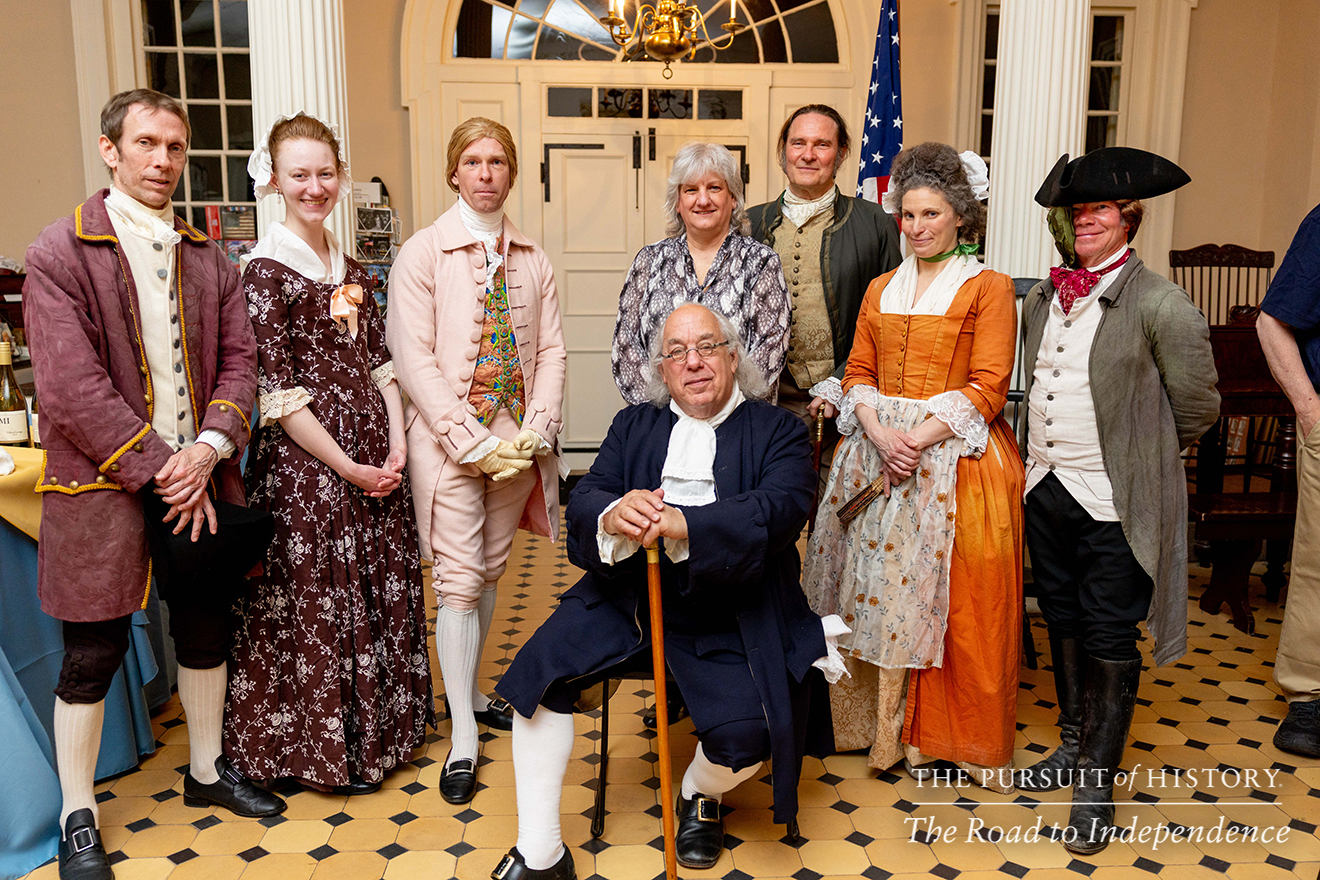 Dinner with the Founders (History at Play) at Carpenters’ Hall; The Pursuit of History—The Road to Independence, Spring 2026 (photo by Joe Tacynec)-010