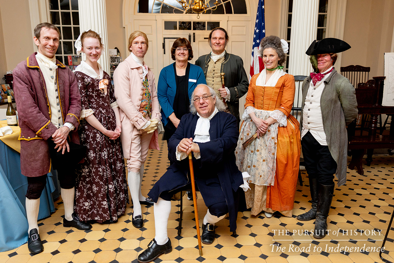 Dinner with the Founders (History at Play) at Carpenters’ Hall; The Pursuit of History—The Road to Independence, Spring 2026 (photo by Joe Tacynec)-011