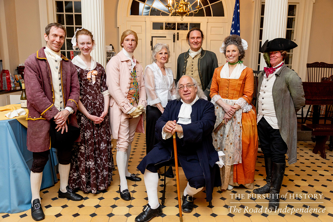 Dinner with the Founders (History at Play) at Carpenters’ Hall; The Pursuit of History—The Road to Independence, Spring 2026 (photo by Joe Tacynec)-012