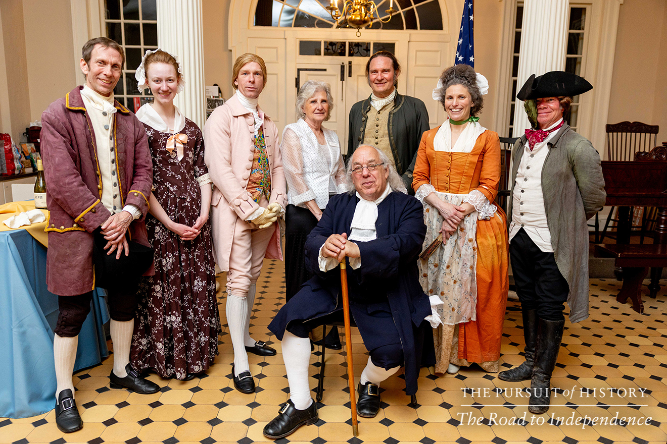 Dinner with the Founders (History at Play) at Carpenters’ Hall; The Pursuit of History—The Road to Independence, Spring 2026 (photo by Joe Tacynec)-013