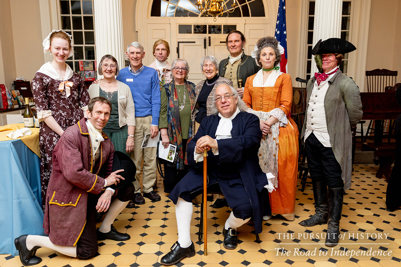Dinner with the Founders (History at Play) at Carpenters’ Hall; The Pursuit of History—The Road to Independence, Spring 2026 (photo by Joe Tacynec)-019