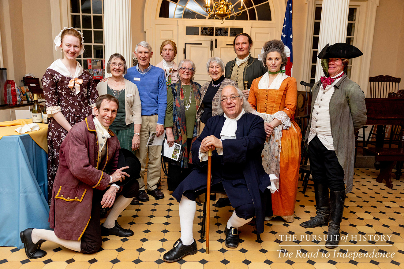 Dinner with the Founders (History at Play) at Carpenters’ Hall; The Pursuit of History—The Road to Independence, Spring 2026 (photo by Joe Tacynec)-020