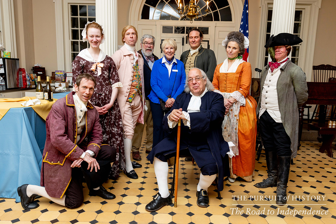Dinner with the Founders (History at Play) at Carpenters’ Hall; The Pursuit of History—The Road to Independence, Spring 2026 (photo by Joe Tacynec)-022