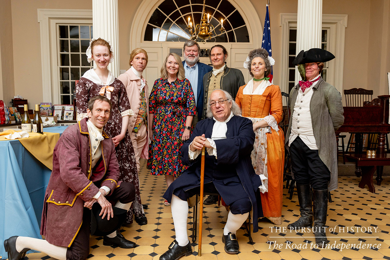 Dinner with the Founders (History at Play) at Carpenters’ Hall; The Pursuit of History—The Road to Independence, Spring 2026 (photo by Joe Tacynec)-029