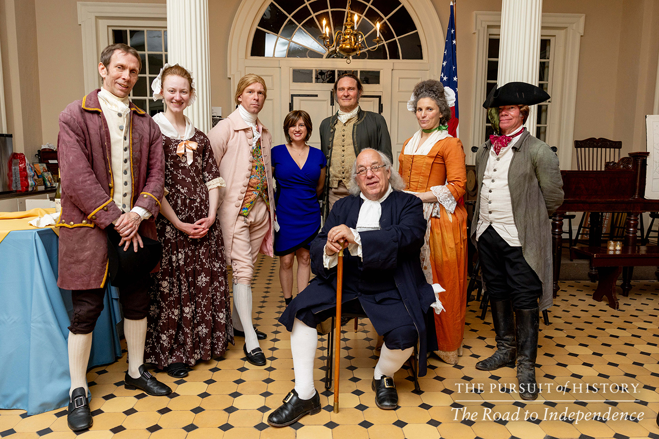 Dinner with the Founders (History at Play) at Carpenters’ Hall; The Pursuit of History—The Road to Independence, Spring 2026 (photo by Joe Tacynec)-031