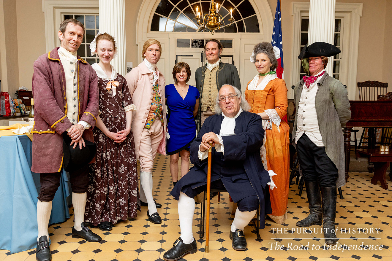 Dinner with the Founders (History at Play) at Carpenters’ Hall; The Pursuit of History—The Road to Independence, Spring 2026 (photo by Joe Tacynec)-032