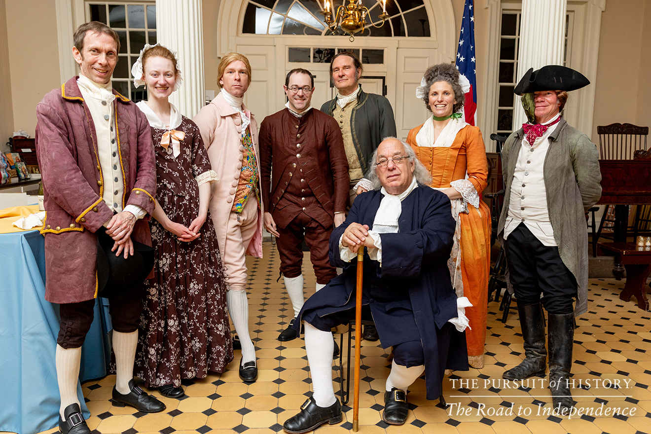 Dinner with the Founders (History at Play) at Carpenters’ Hall; The Pursuit of History—The Road to Independence, Spring 2026 (photo by Joe Tacynec)-034