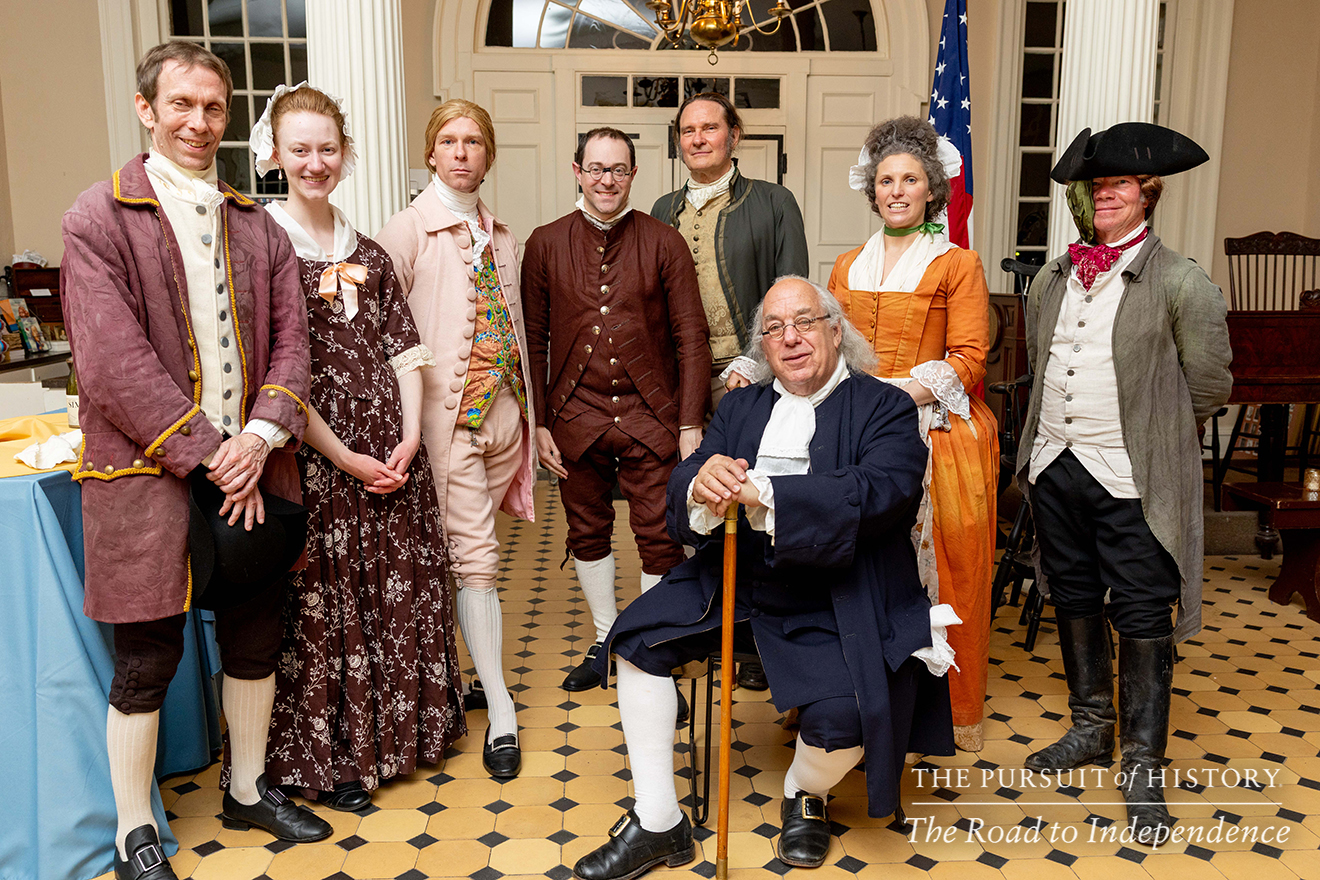 Dinner with the Founders (History at Play) at Carpenters’ Hall; The Pursuit of History—The Road to Independence, Spring 2026 (photo by Joe Tacynec)-035