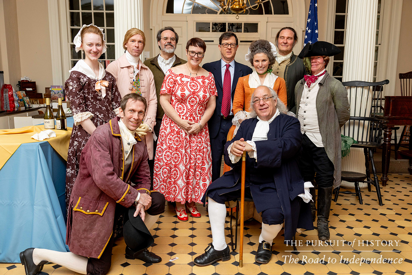 Dinner with the Founders (History at Play) at Carpenters’ Hall; The Pursuit of History—The Road to Independence, Spring 2026 (photo by Joe Tacynec)-048