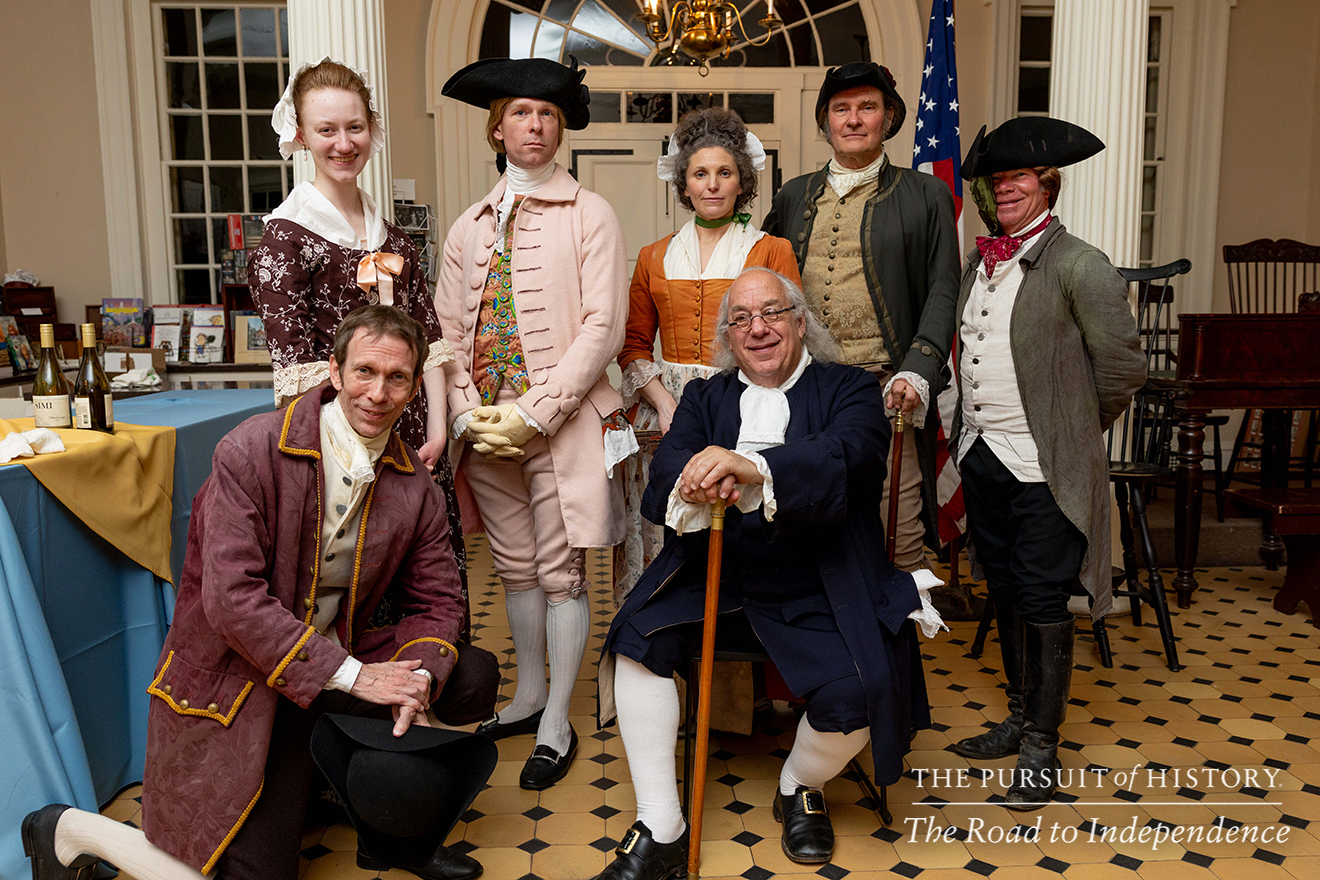 Dinner with the Founders (History at Play) at Carpenters’ Hall; The Pursuit of History—The Road to Independence, Spring 2026 (photo by Joe Tacynec)-053