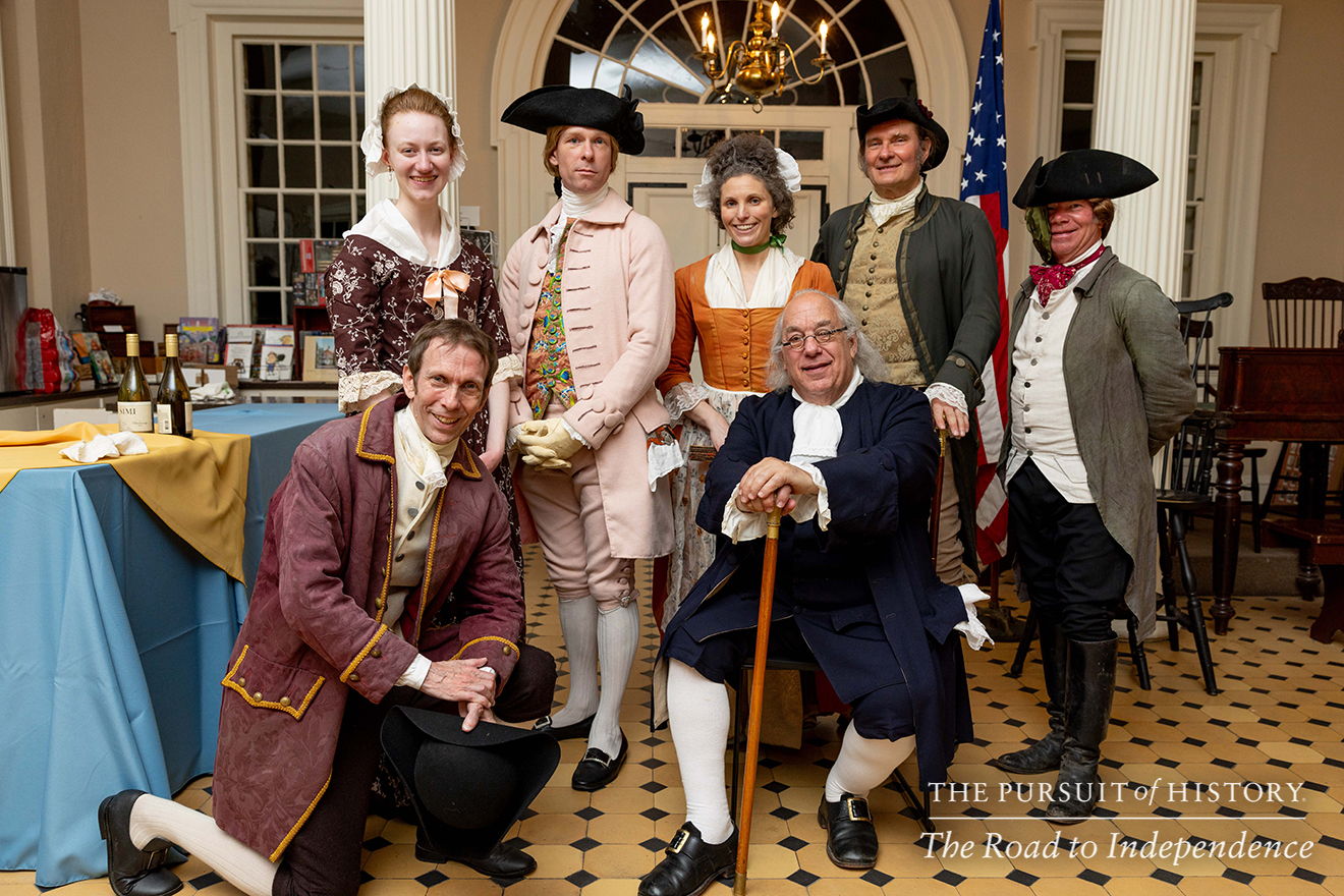 Dinner with the Founders (History at Play) at Carpenters’ Hall; The Pursuit of History—The Road to Independence, Spring 2026 (photo by Joe Tacynec)-054