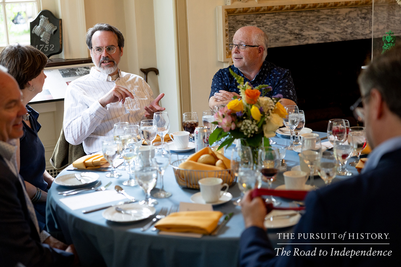 Dinner with the Founders at Carpenters’ Hall; The Pursuit of History—The Road to Independence, Spring 2026 (photo by Joe Tacynec)-407