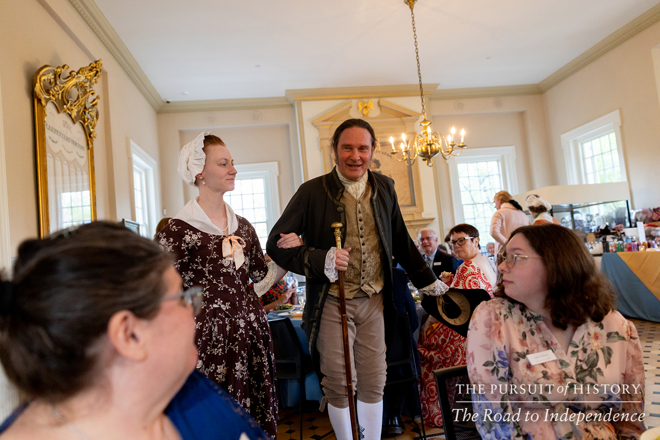 Dinner with the Founders at Carpenters’ Hall; The Pursuit of History—The Road to Independence, Spring 2026 (photo by Joe Tacynec)-408