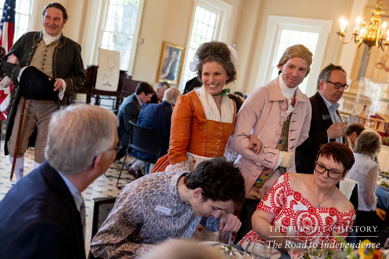 Dinner with the Founders at Carpenters’ Hall; The Pursuit of History—The Road to Independence, Spring 2026 (photo by Joe Tacynec)-412