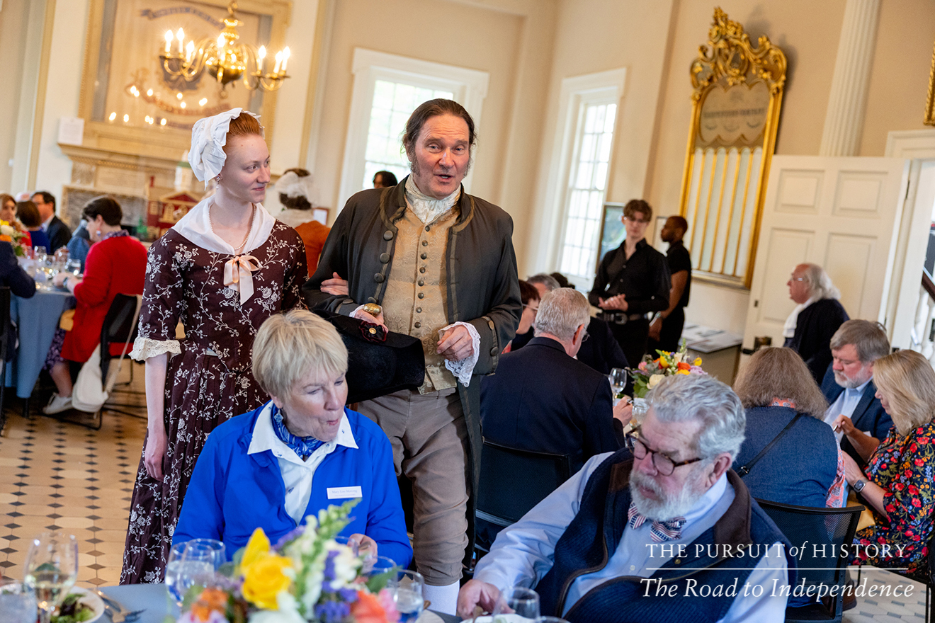 Dinner with the Founders at Carpenters’ Hall; The Pursuit of History—The Road to Independence, Spring 2026 (photo by Joe Tacynec)-413