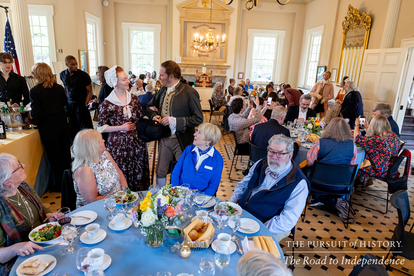 Dinner with the Founders at Carpenters’ Hall; The Pursuit of History—The Road to Independence, Spring 2026 (photo by Joe Tacynec)-416