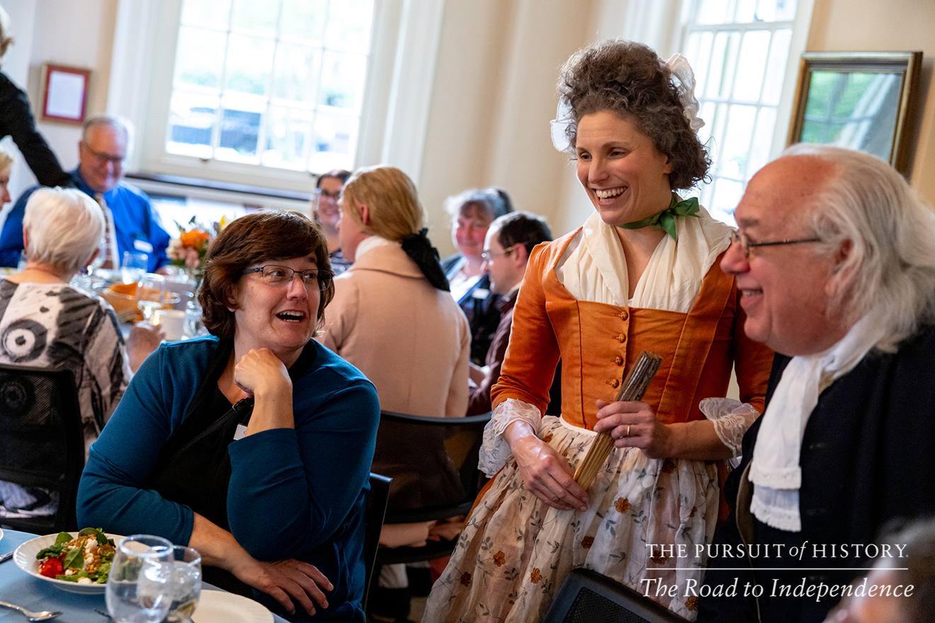 Dinner with the Founders at Carpenters’ Hall; The Pursuit of History—The Road to Independence, Spring 2026 (photo by Joe Tacynec)-420