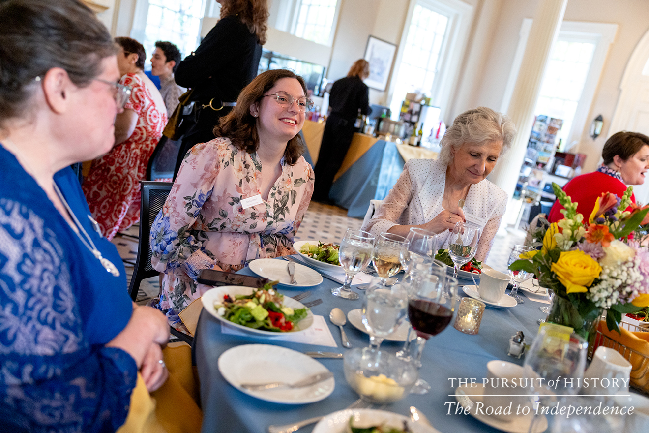 Dinner with the Founders at Carpenters’ Hall; The Pursuit of History—The Road to Independence, Spring 2026 (photo by Joe Tacynec)-421