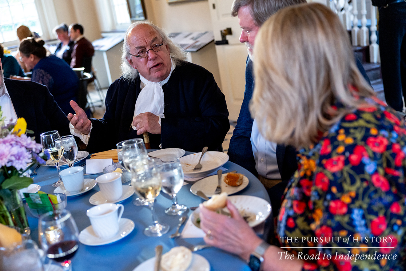Dinner with the Founders at Carpenters’ Hall; The Pursuit of History—The Road to Independence, Spring 2026 (photo by Joe Tacynec)-423