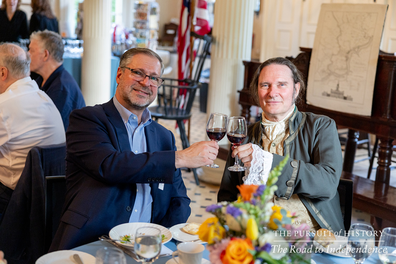 Dinner with the Founders at Carpenters’ Hall; The Pursuit of History—The Road to Independence, Spring 2026 (photo by Joe Tacynec)-424