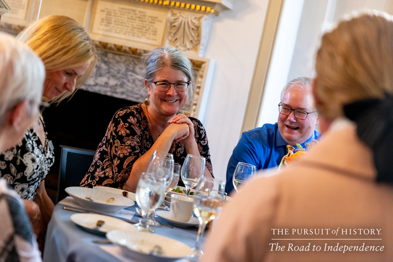 Dinner with the Founders at Carpenters’ Hall; The Pursuit of History—The Road to Independence, Spring 2026 (photo by Joe Tacynec)-426