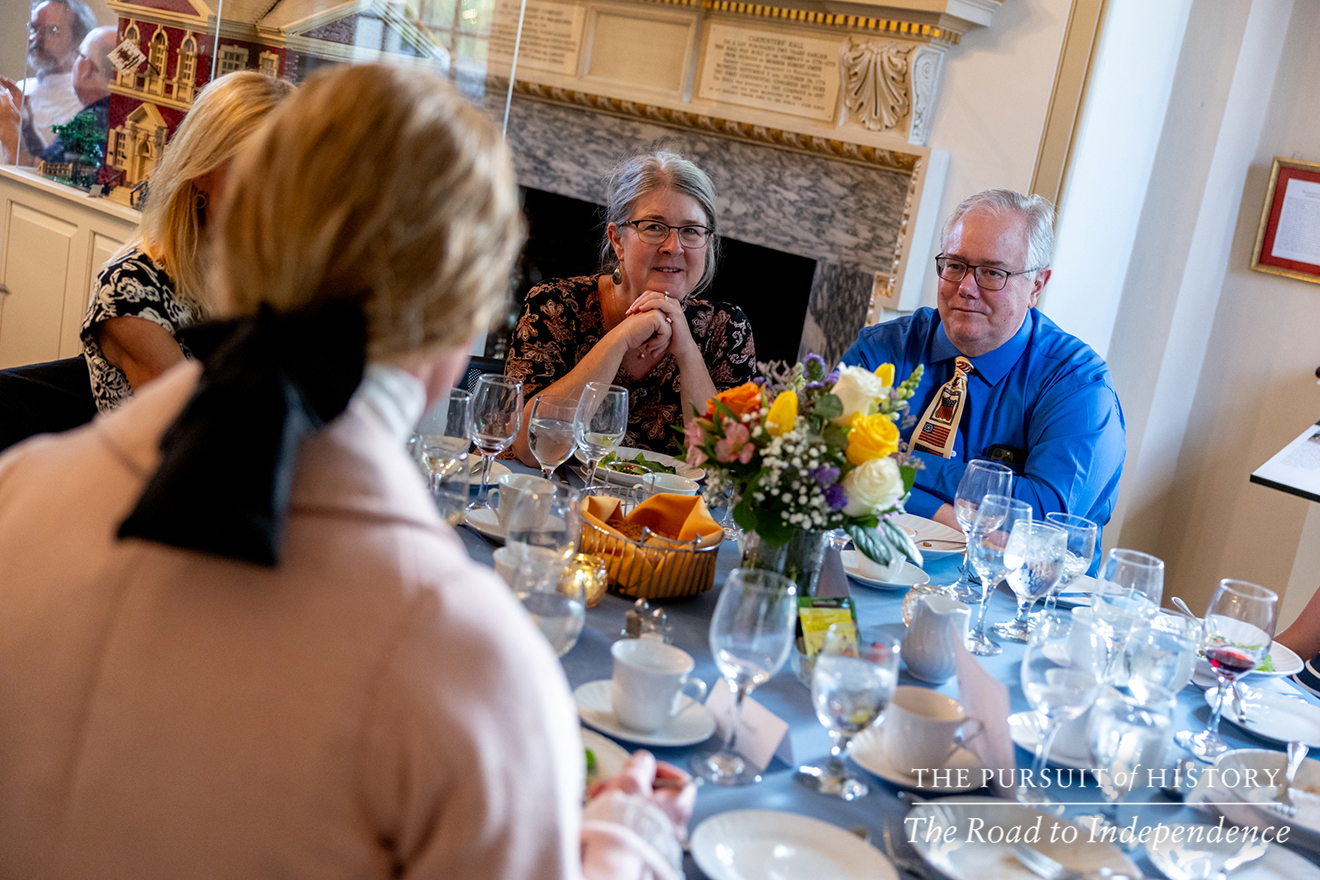 Dinner with the Founders at Carpenters’ Hall; The Pursuit of History—The Road to Independence, Spring 2026 (photo by Joe Tacynec)-429