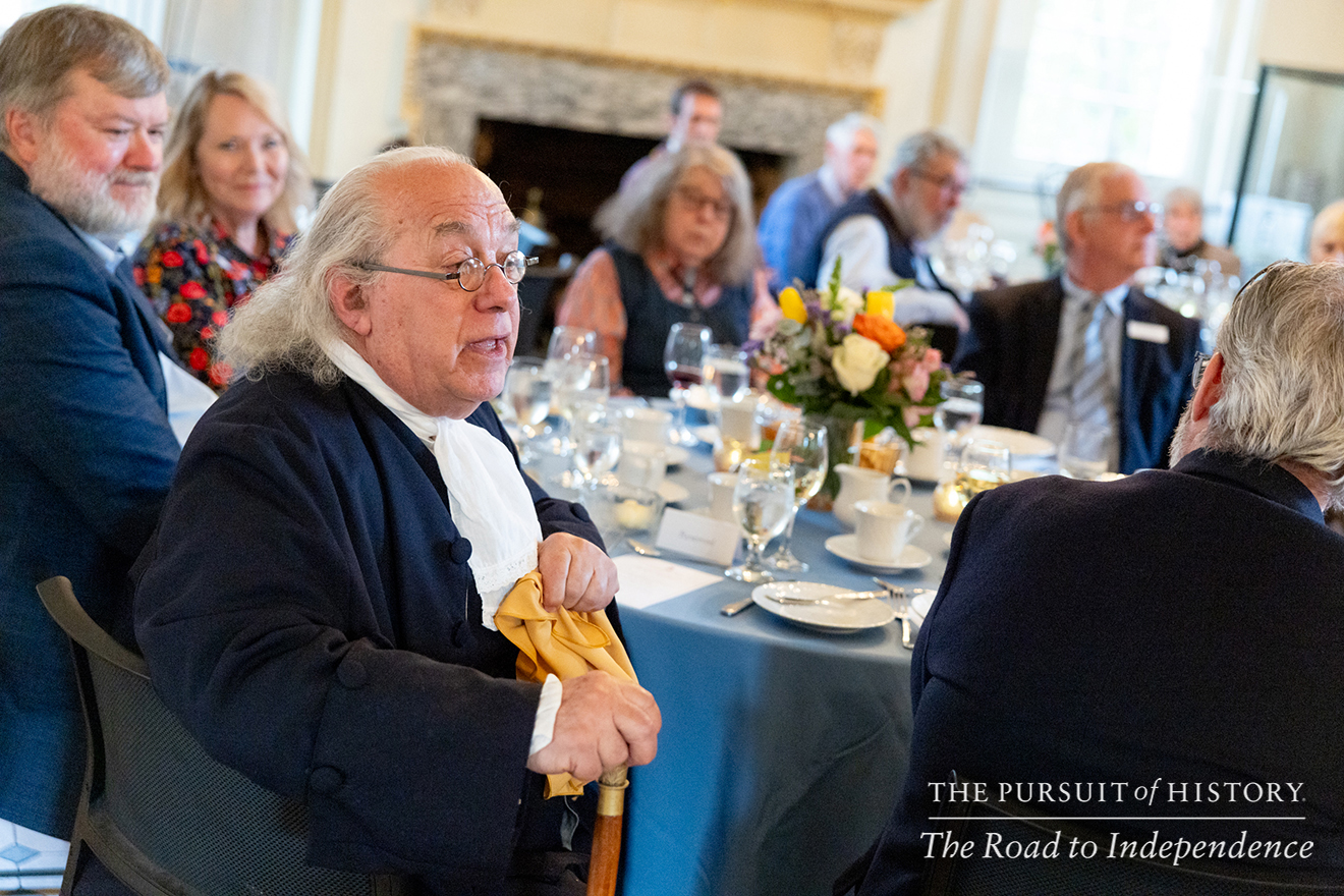 Dinner with the Founders at Carpenters’ Hall; The Pursuit of History—The Road to Independence, Spring 2026 (photo by Joe Tacynec)-443