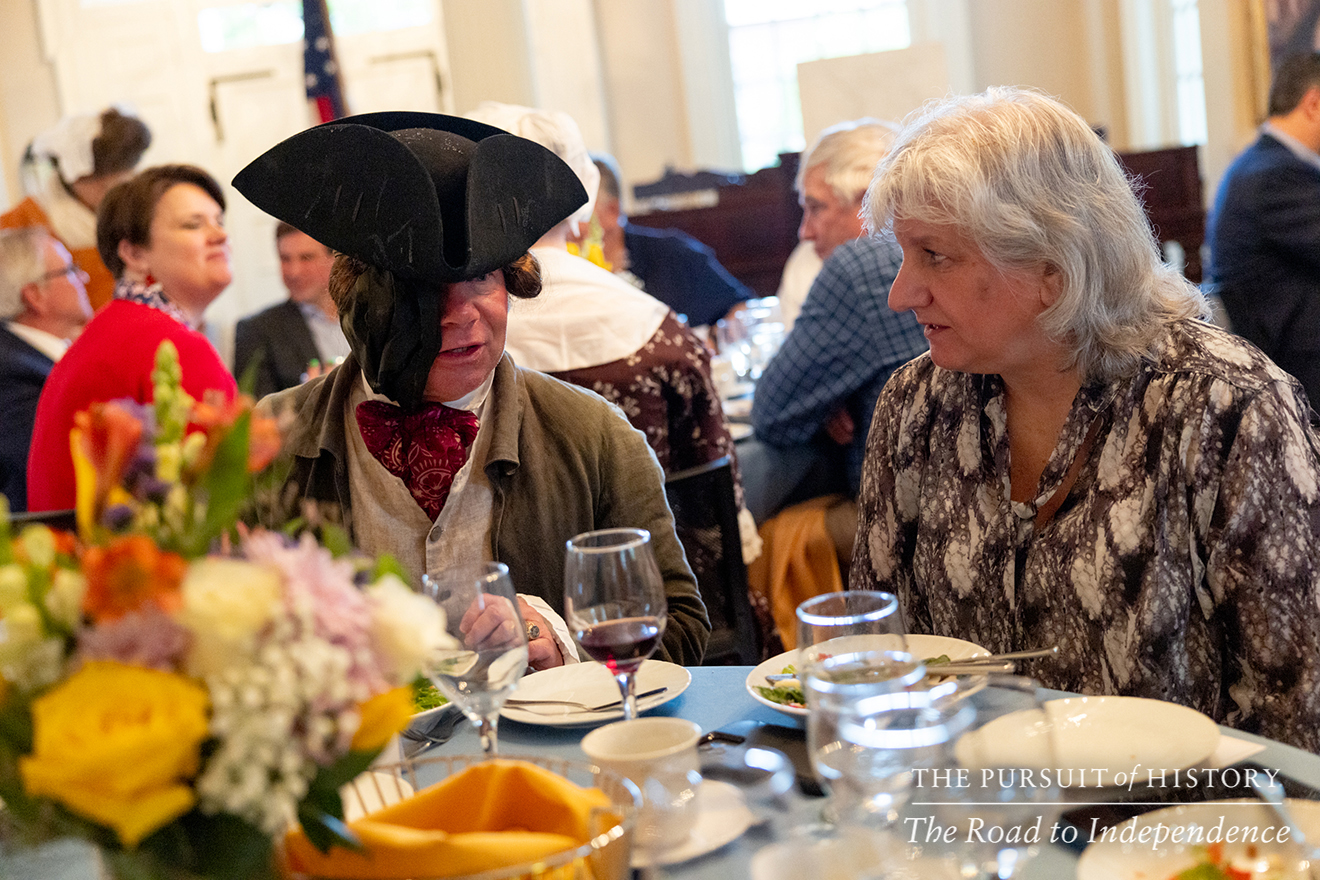 Dinner with the Founders at Carpenters’ Hall; The Pursuit of History—The Road to Independence, Spring 2026 (photo by Joe Tacynec)-451