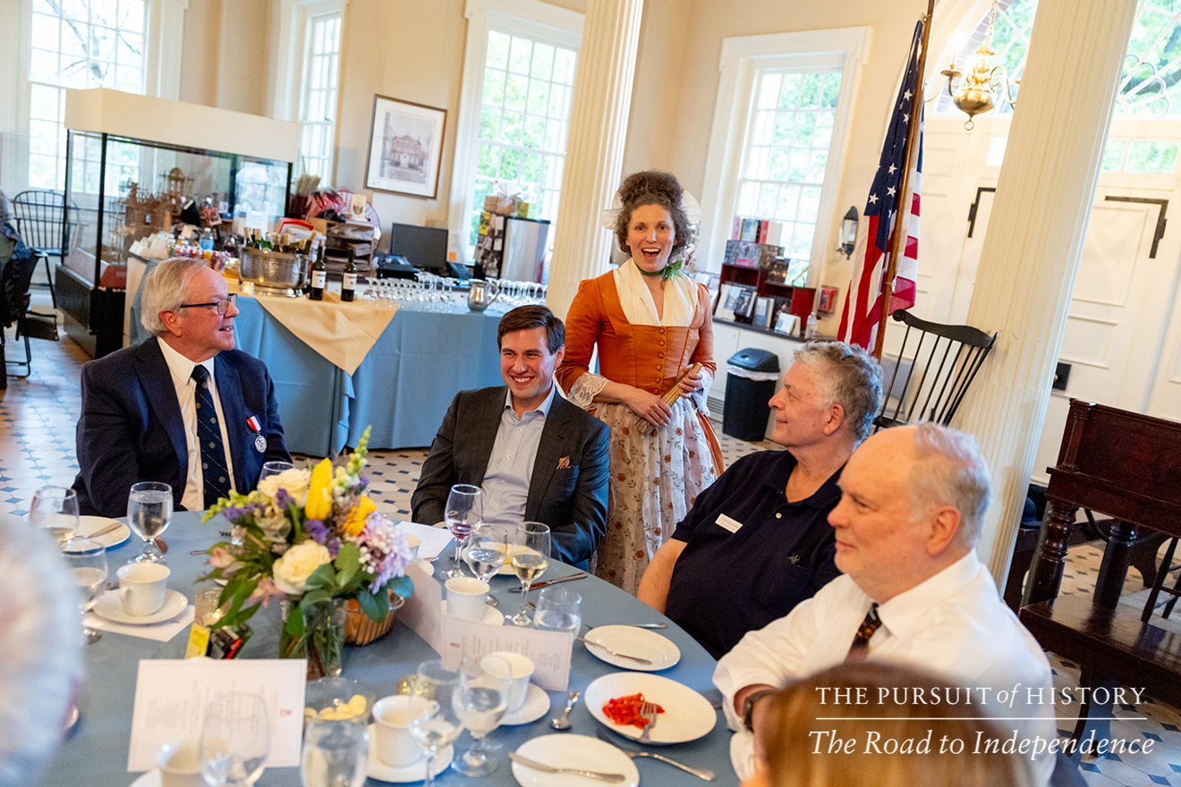 Dinner with the Founders at Carpenters’ Hall; The Pursuit of History—The Road to Independence, Spring 2026 (photo by Joe Tacynec)-453