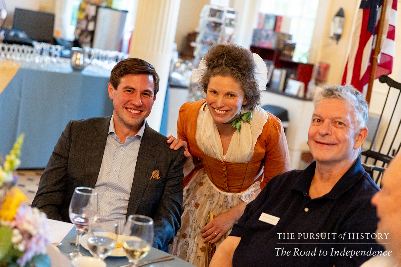 Dinner with the Founders at Carpenters’ Hall; The Pursuit of History—The Road to Independence, Spring 2026 (photo by Joe Tacynec)-458