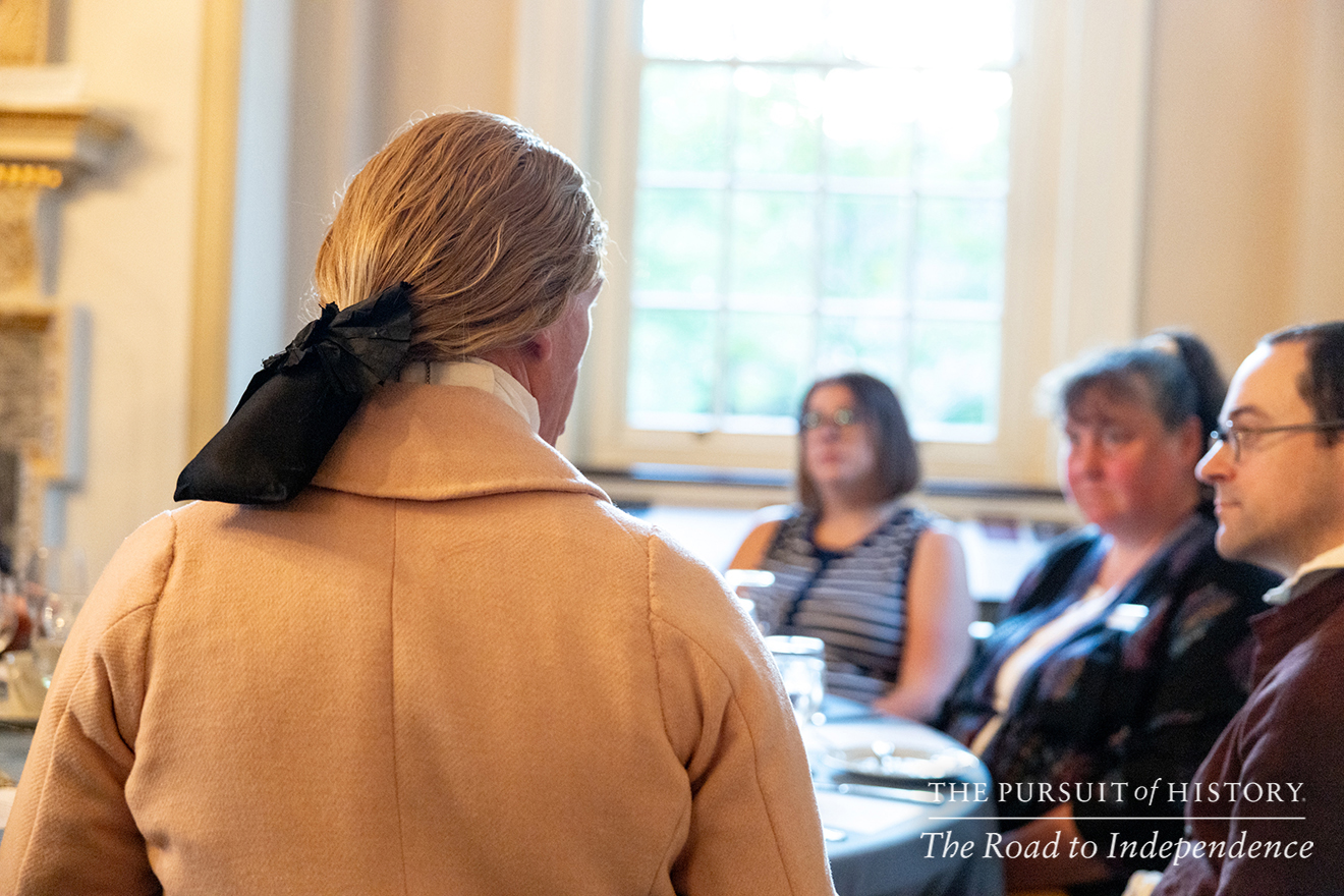 Dinner with the Founders at Carpenters’ Hall; The Pursuit of History—The Road to Independence, Spring 2026 (photo by Joe Tacynec)-462