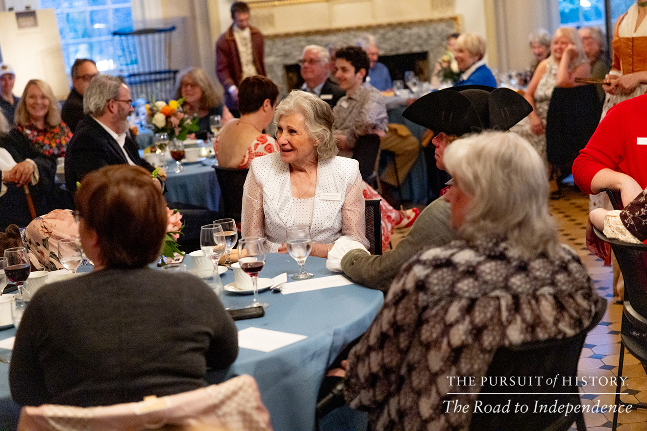 Dinner with the Founders at Carpenters’ Hall; The Pursuit of History—The Road to Independence, Spring 2026 (photo by Joe Tacynec)-472