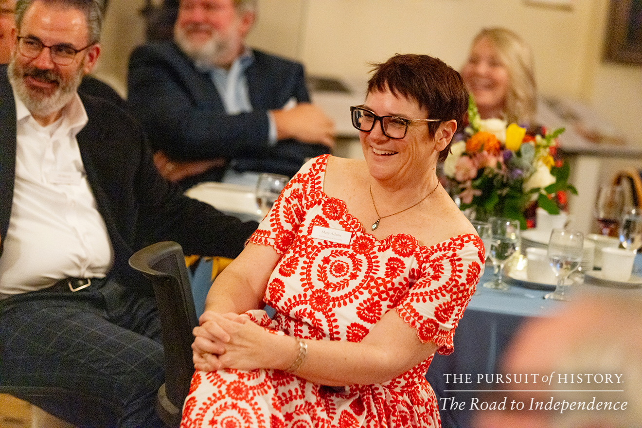 Dinner with the Founders at Carpenters’ Hall; The Pursuit of History—The Road to Independence, Spring 2026 (photo by Joe Tacynec)-490