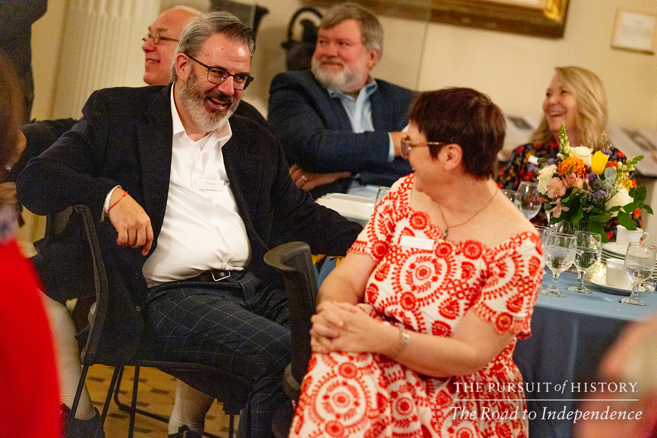 Dinner with the Founders at Carpenters’ Hall; The Pursuit of History—The Road to Independence, Spring 2026 (photo by Joe Tacynec)-493