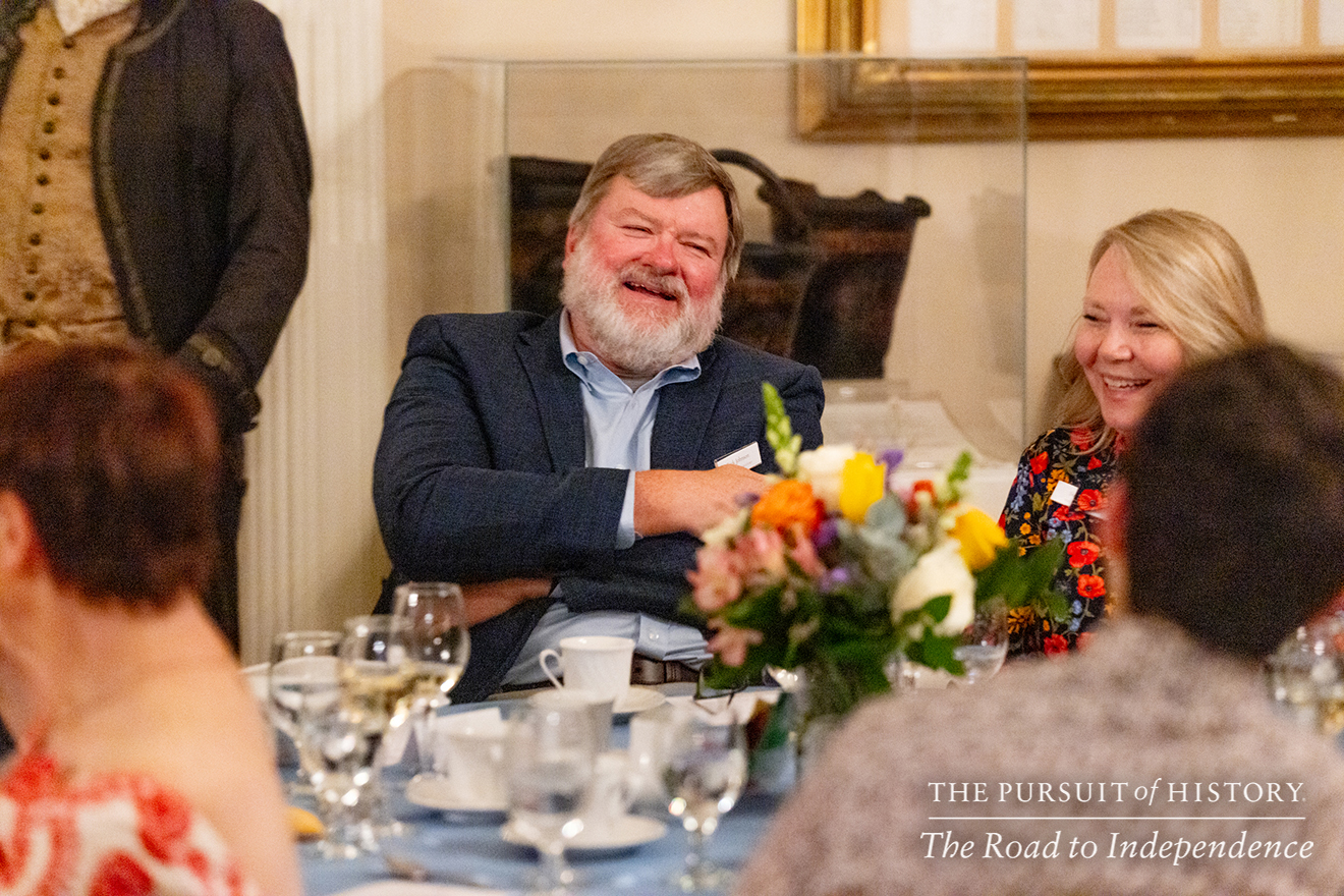 Dinner with the Founders at Carpenters’ Hall; The Pursuit of History—The Road to Independence, Spring 2026 (photo by Joe Tacynec)-497
