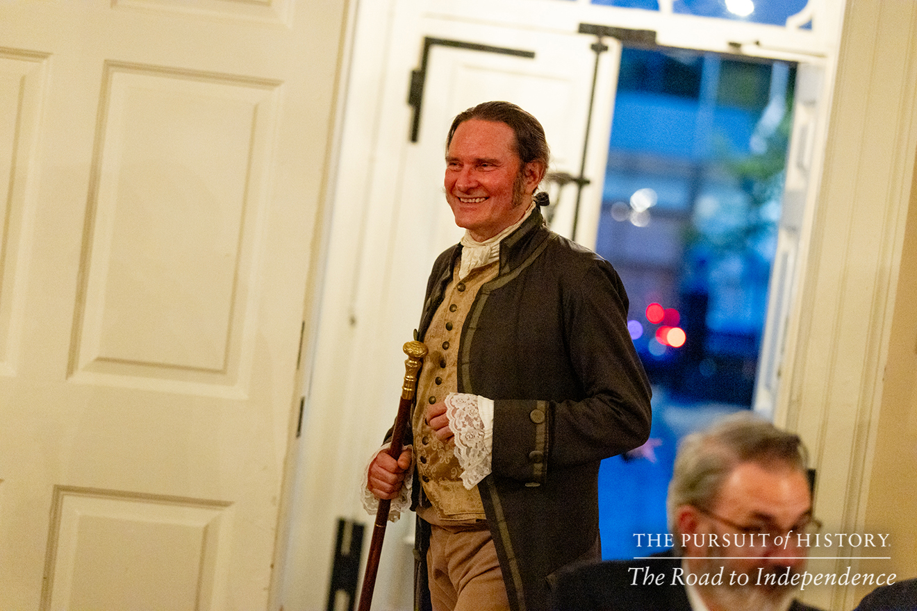 Dinner with the Founders at Carpenters’ Hall; The Pursuit of History—The Road to Independence, Spring 2026 (photo by Joe Tacynec)-498