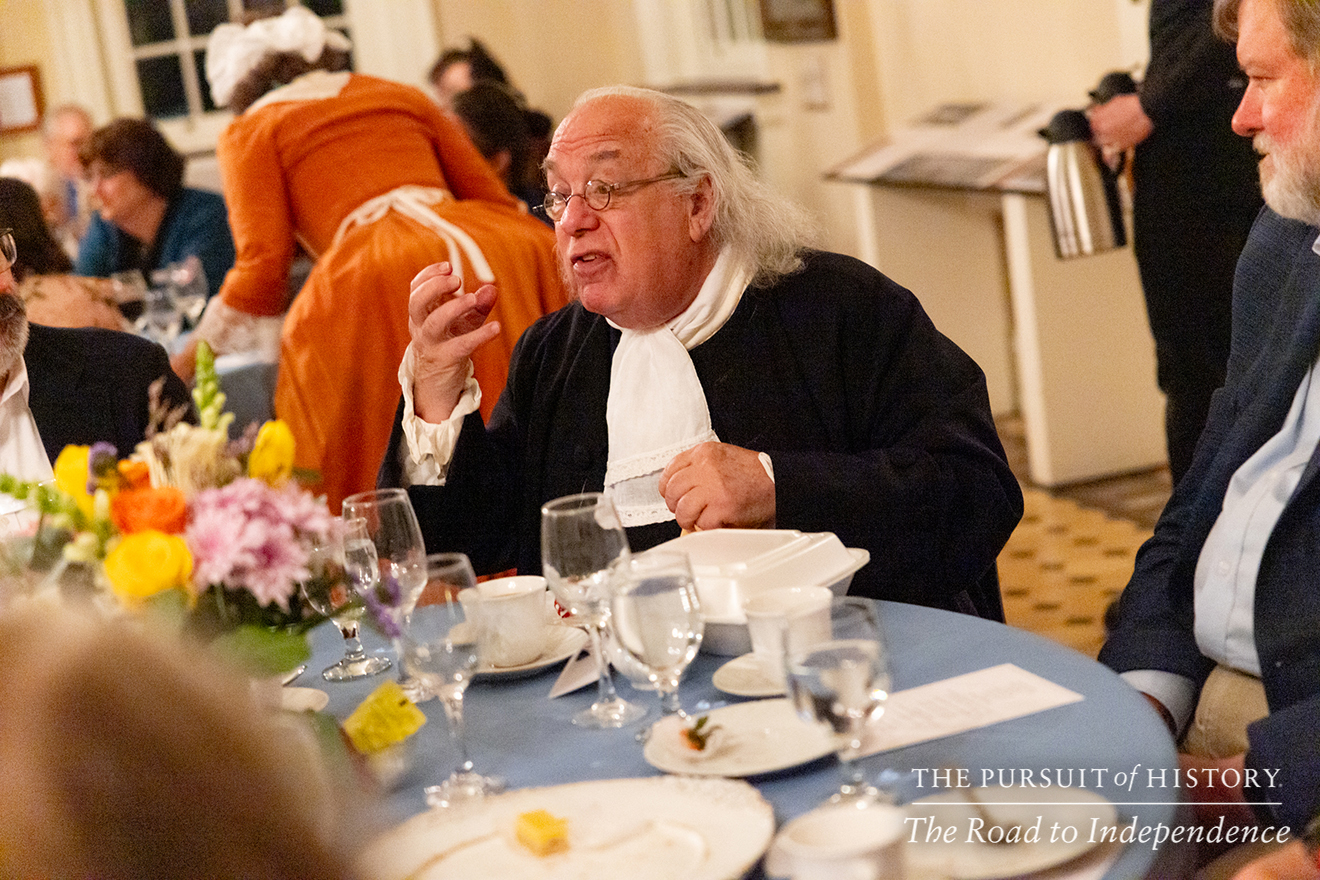Dinner with the Founders at Carpenters’ Hall; The Pursuit of History—The Road to Independence, Spring 2026 (photo by Joe Tacynec)-509