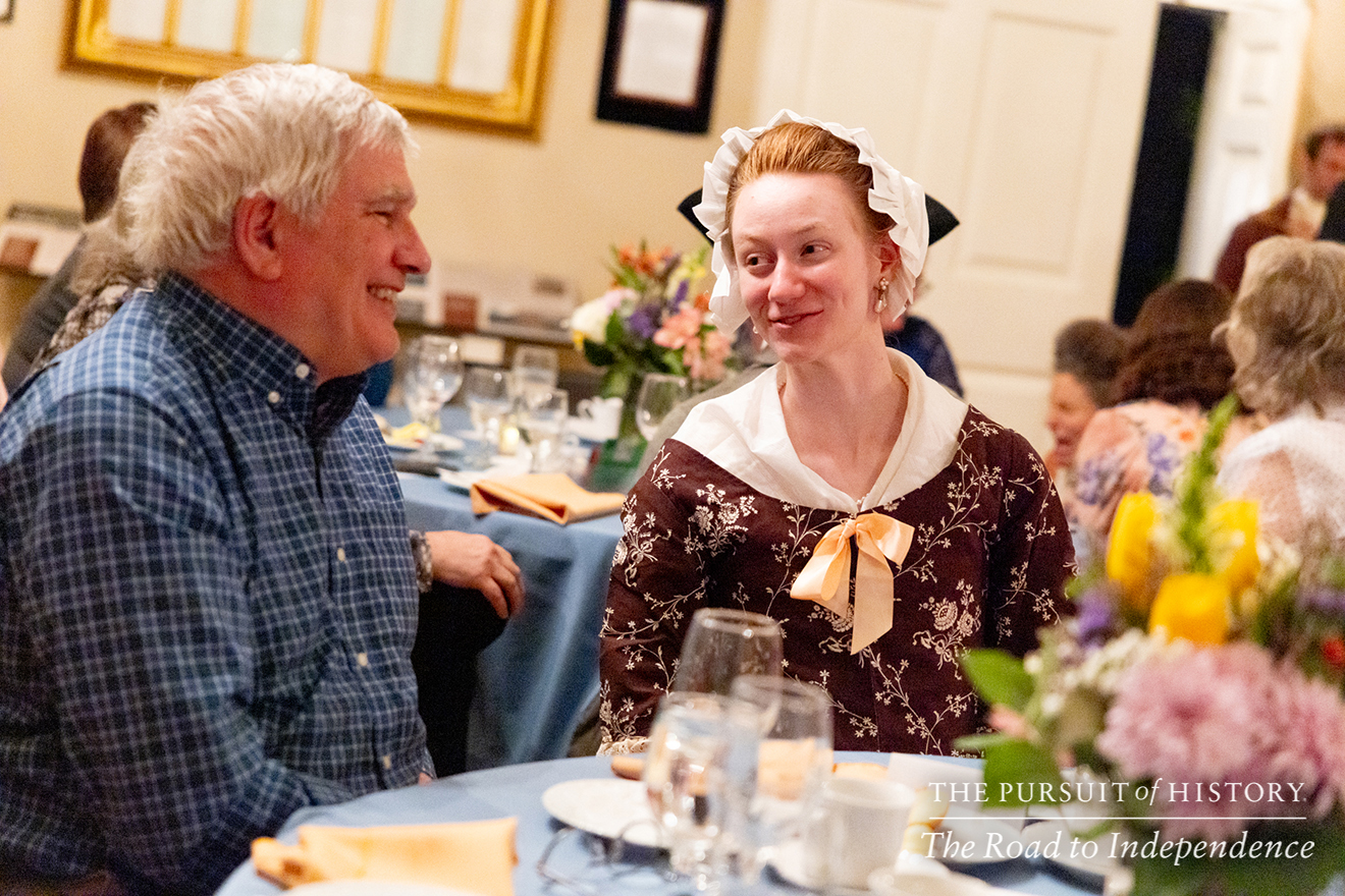 Dinner with the Founders at Carpenters’ Hall; The Pursuit of History—The Road to Independence, Spring 2026 (photo by Joe Tacynec)-512