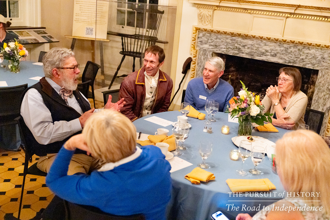 Dinner with the Founders at Carpenters’ Hall; The Pursuit of History—The Road to Independence, Spring 2026 (photo by Joe Tacynec)-516