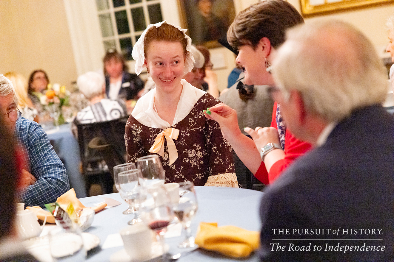 Dinner with the Founders at Carpenters’ Hall; The Pursuit of History—The Road to Independence, Spring 2026 (photo by Joe Tacynec)-519