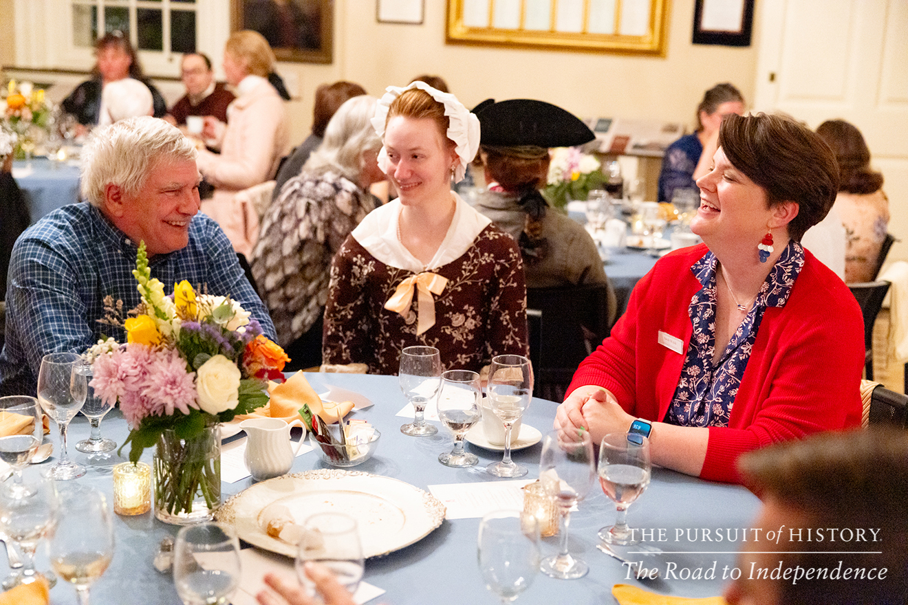Dinner with the Founders at Carpenters’ Hall; The Pursuit of History—The Road to Independence, Spring 2026 (photo by Joe Tacynec)-521