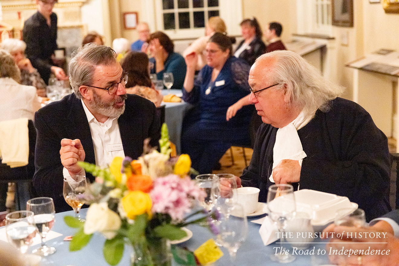 Dinner with the Founders at Carpenters’ Hall; The Pursuit of History—The Road to Independence, Spring 2026 (photo by Joe Tacynec)-523