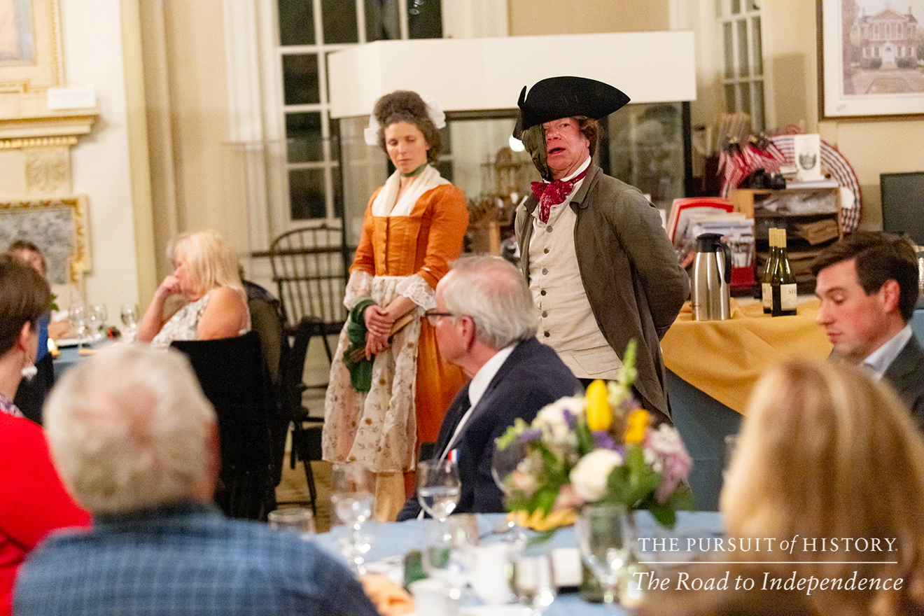 Dinner with the Founders at Carpenters’ Hall; The Pursuit of History—The Road to Independence, Spring 2026 (photo by Joe Tacynec)-527