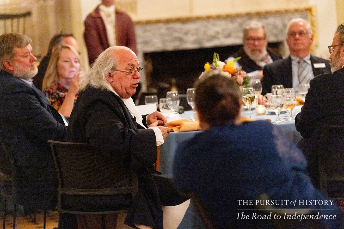 Dinner with the Founders at Carpenters’ Hall; The Pursuit of History—The Road to Independence, Spring 2026 (photo by Joe Tacynec)-533