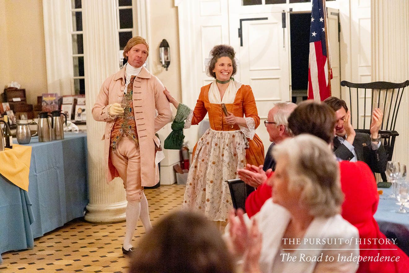 Dinner with the Founders at Carpenters’ Hall; The Pursuit of History—The Road to Independence, Spring 2026 (photo by Joe Tacynec)-541